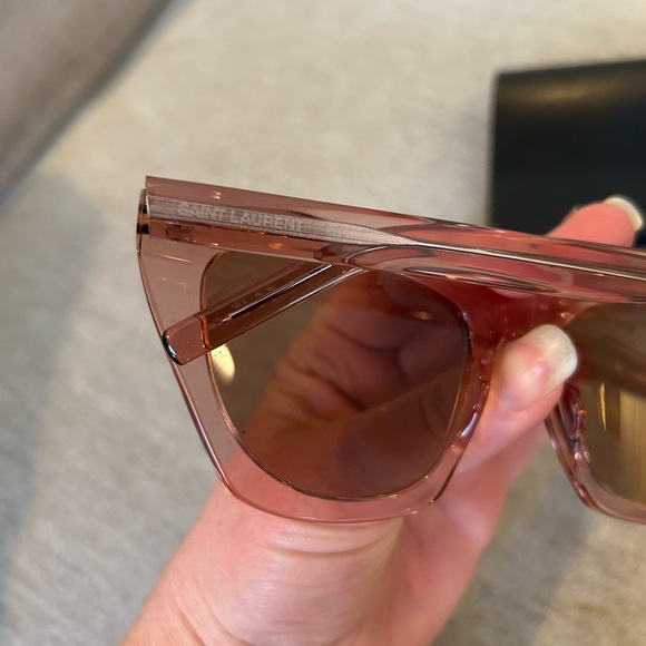 SAINT LAURENT SL 214 KATE sunglasses - 022 PINK - Picture 3 of 8